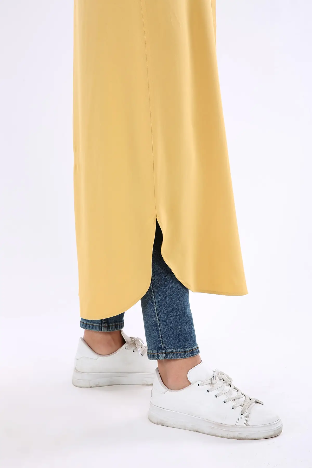 

Women Yellow Tunic 51 461 Long Liners Muslim Tunic 2021 Fashion