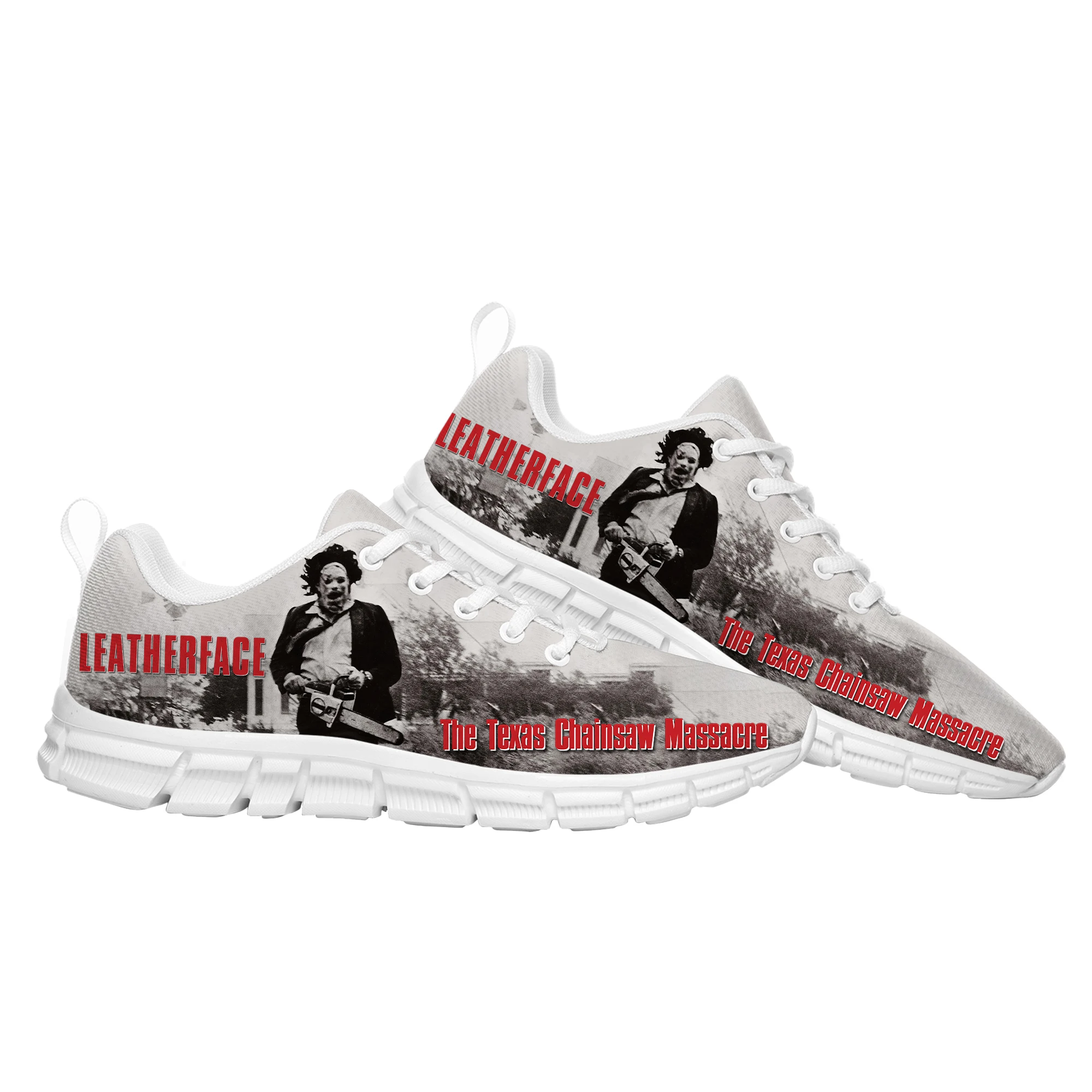 Техасская бензопила бойня кожаная спортивная обувь мужские женские подростковые детские кроссовки для родителей Детские кроссовки обувь на заказ