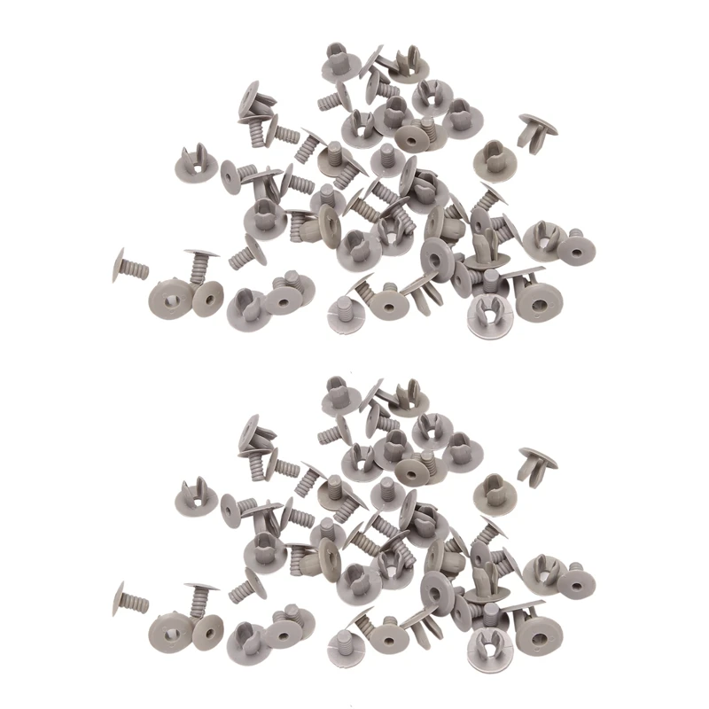 

200X For T4 T5 Transporter Eurovan Dark Grey Trim Panel Lining Clips