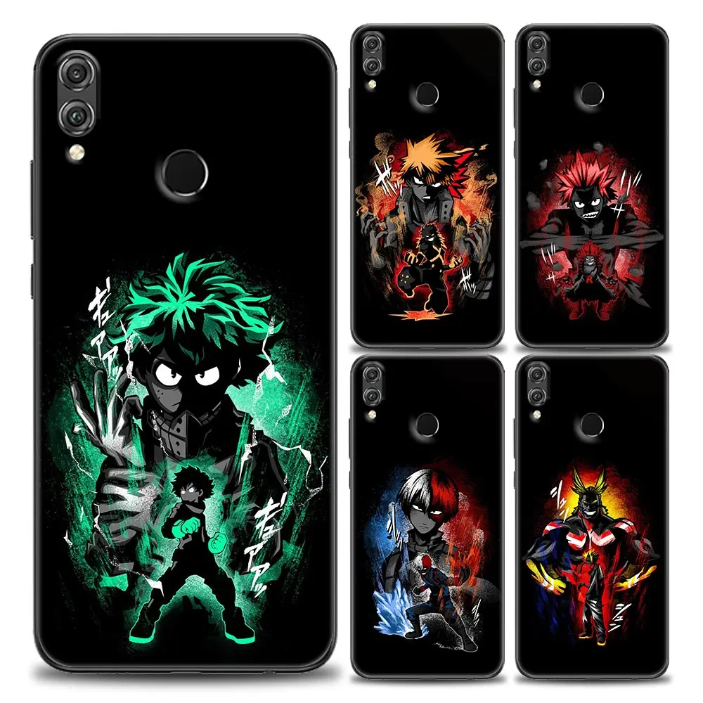 

My Hero Academia Anime Japan Phone Case For Honor X8 60 8X 9X 50 30i 21i 20 9A Play Nova 8i 9 SE Y60 Magic4 Pro Lite Cover Funda