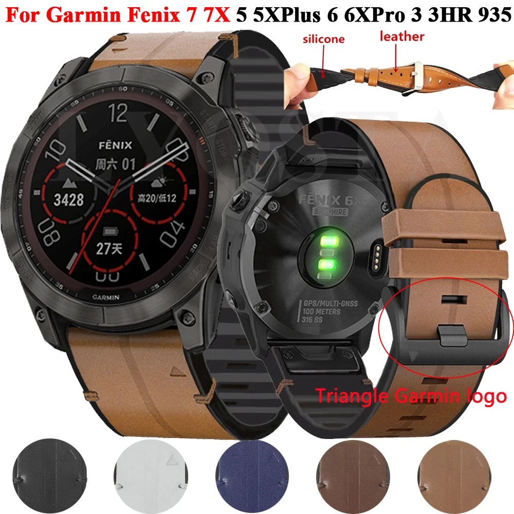 Ремешок Quickfit для смарт-часов 22 26 мм Garmin Fenix 7 7X 6 6X Pro 5X 5 Plus 3HR 935 ремешок из 945