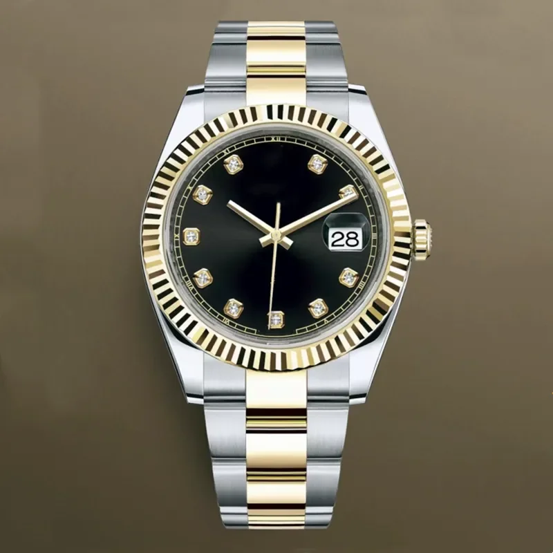 

Новинка 2023, роскошные высококачественные деловые кварцевые часы с циферблатом 40 мм, светящиеся мужские и женские Брендовые Часы из нержавеющей стали