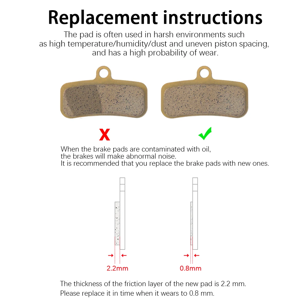 Фото Тормозные колодки NUTT 4 Piston MTB Hydraulic Disc Brake Pad для шоссейных и горных велосипедов, металлические колодки Ice-Tech, для Shimano M6120 M7120 №4