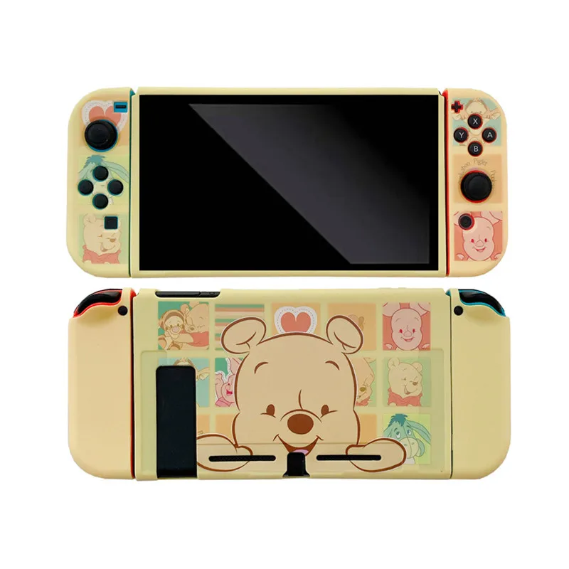 

Disney Winnie The Pooh For Switch Case Shell Protective Split Housing Box For Nintendo Switch Accessories NS Console TPU Fundas