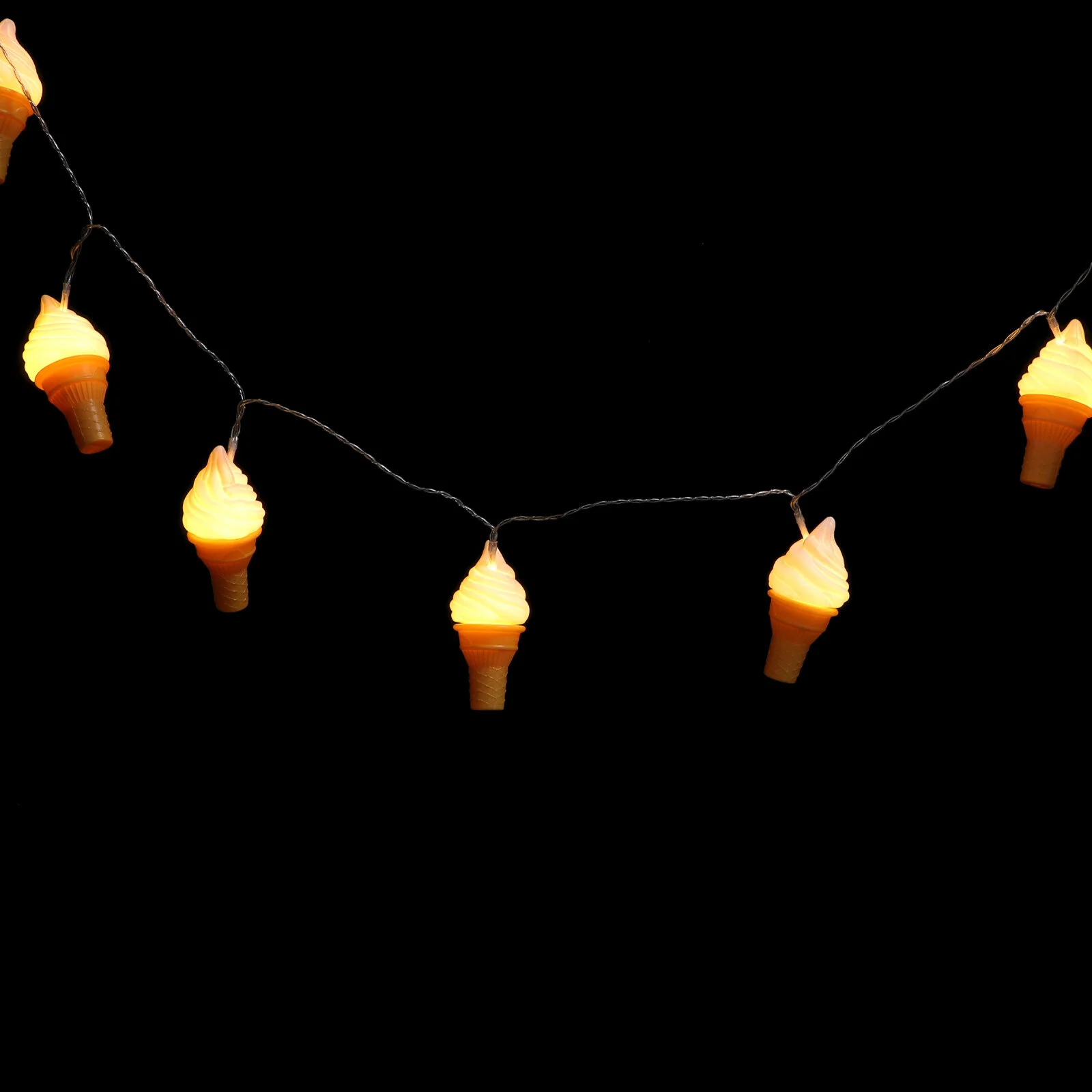 

1 Set Lifelike Ice Cream Lamp String Light String Photo Props LED String Light
