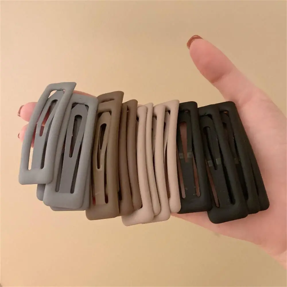 Hair Accessories Rectangle Shape Hairpins Matte Hair Clip Headwear