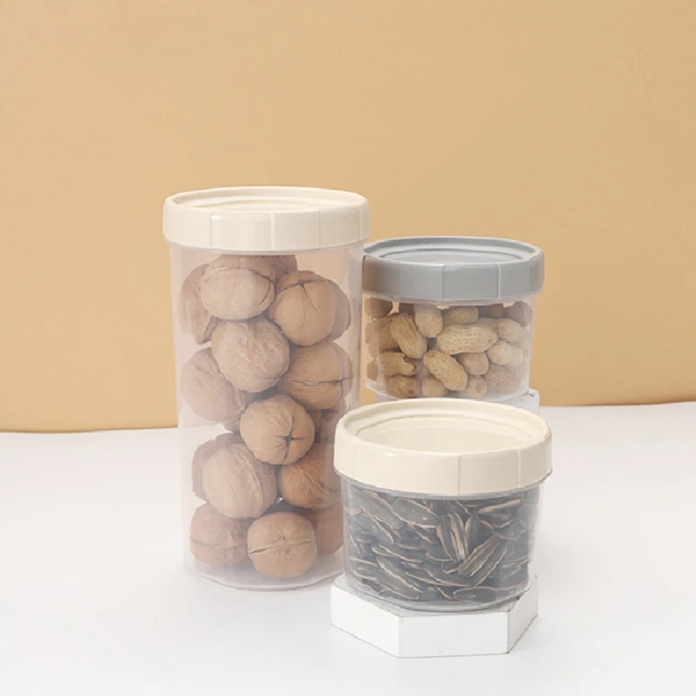 

Контейнер кухонный с крышкой для хранения хлопьев, контейнер для хранения свежих закусок, специй, пищевых продуктов, контейнер для зерен, ем...