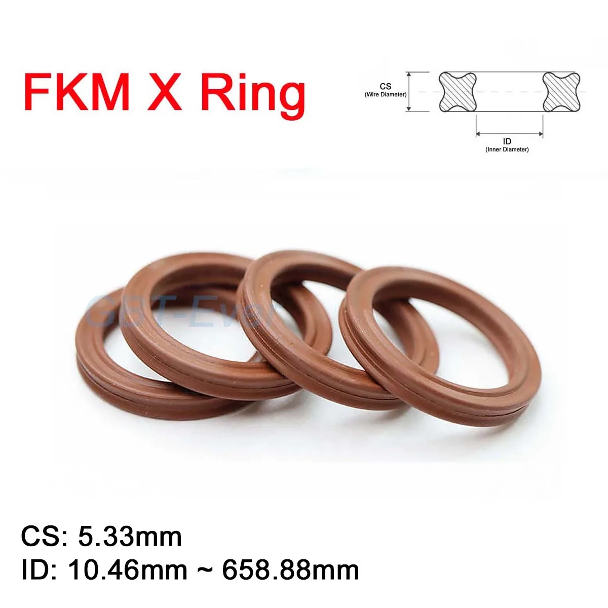 

Фторкаучуковая прокладка X-Ring коричневая 5,33 мм