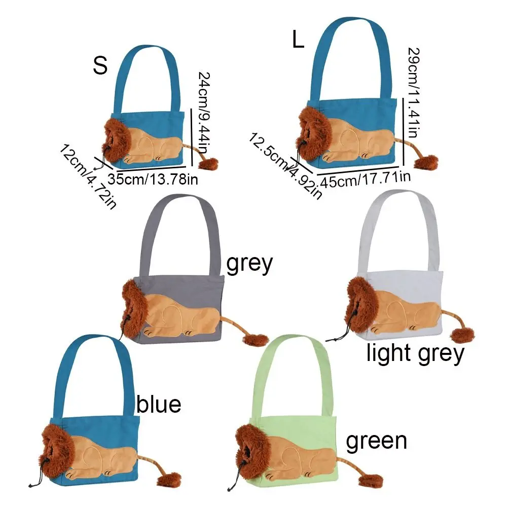 Складная сумка-переноска для домашних животных воздухопроницаемая холщовая