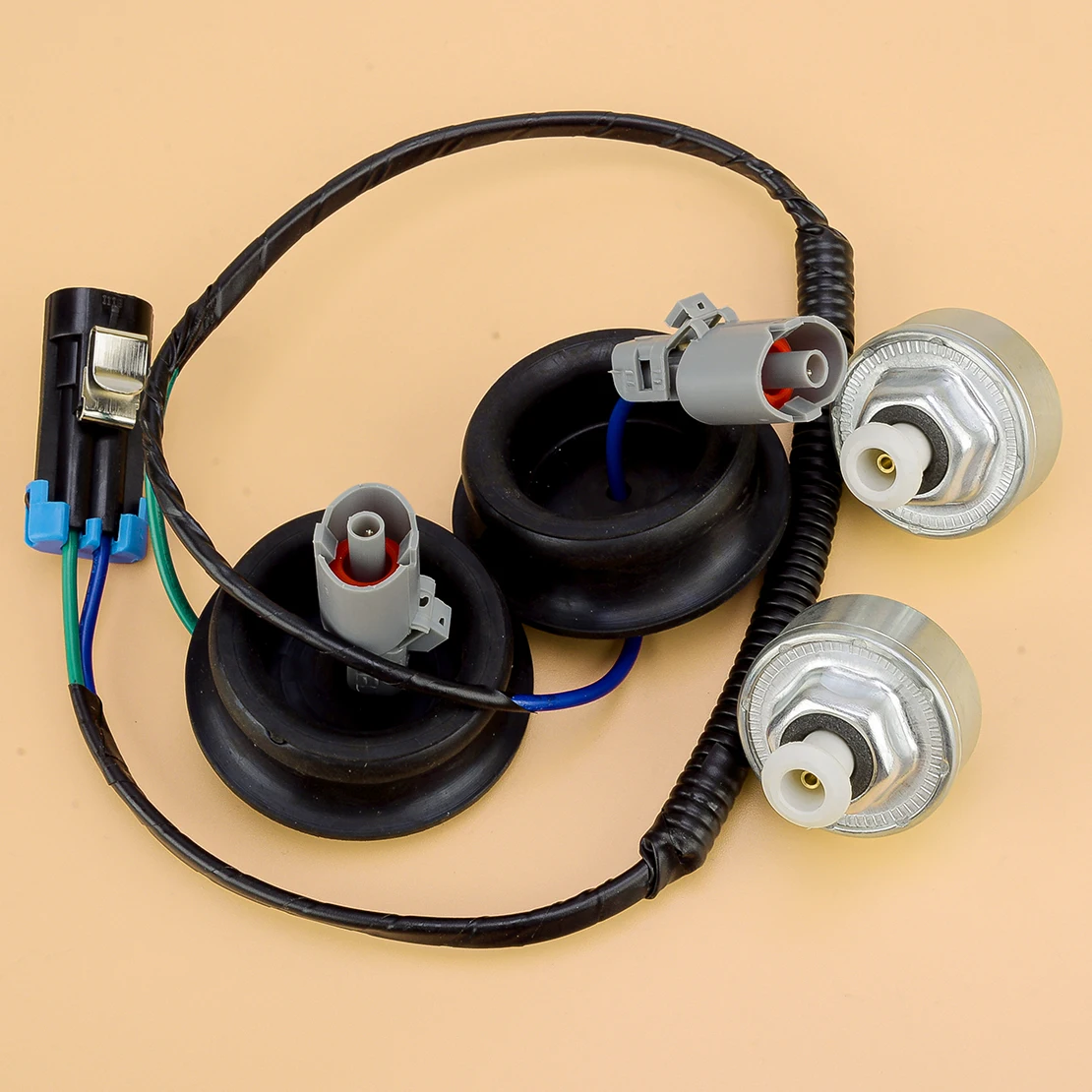 10456603 двойные противоударные датчики с жгутом проводов, подходят для Chevrolet Silverado 1500 1500HD 3500 Suburban GMC Sierra 2500 2004-2002 10456603 двойные противоударные датчики с жгутом проводов, подходят для Chevrolet Silverado 1500 1500HD 3500 Suburban GMC Sierra 2500 2004-2002