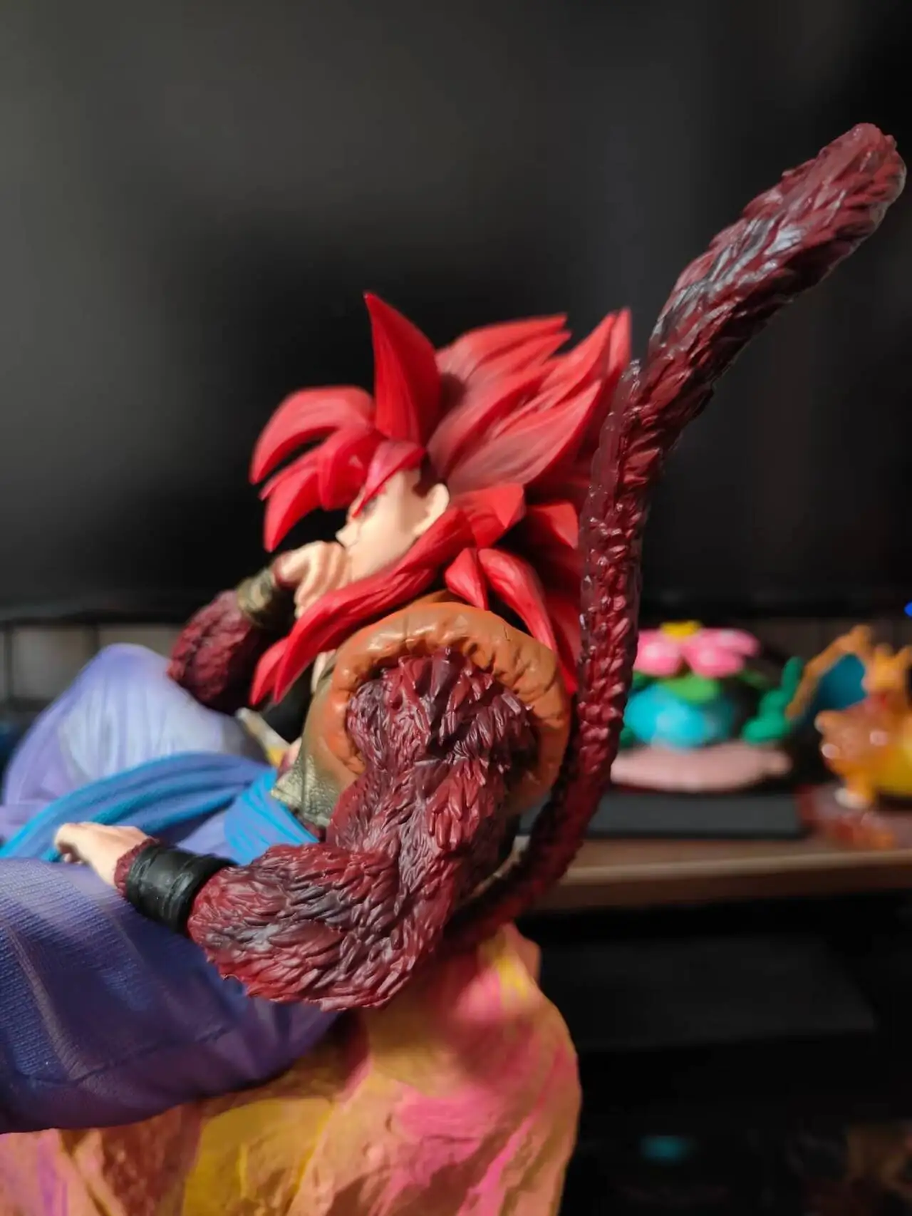 Фото В НАЛИЧИИ: Фигурки JG studio 24 см Dragon Ball Gogeta, фигурки Gogeta ssj4, аниме-фигурки, коллекционные статуэтки из ПВХ, игрушки, подарки. №5