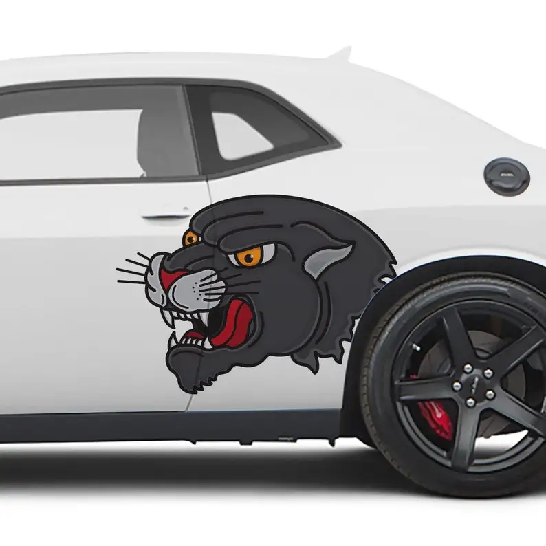 

Наклейка на автомобиль с изображением Пантеры, набор из 2 предметов, ограниченное издание, эксклюзивный дизайн и печать на премиум виниловы...