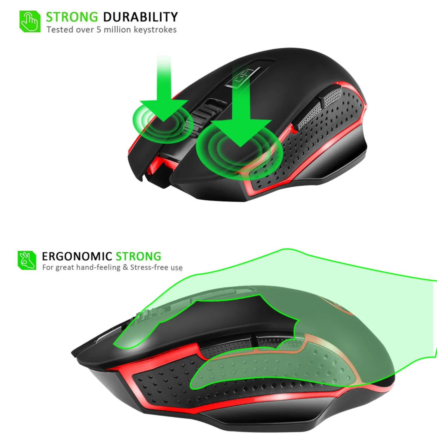 wireless gaming mouse pc laptop computer mice vertical ergonomic usb optical magic 6 key gamer mouses for macbook hp xiaomi ps4 free global shipping