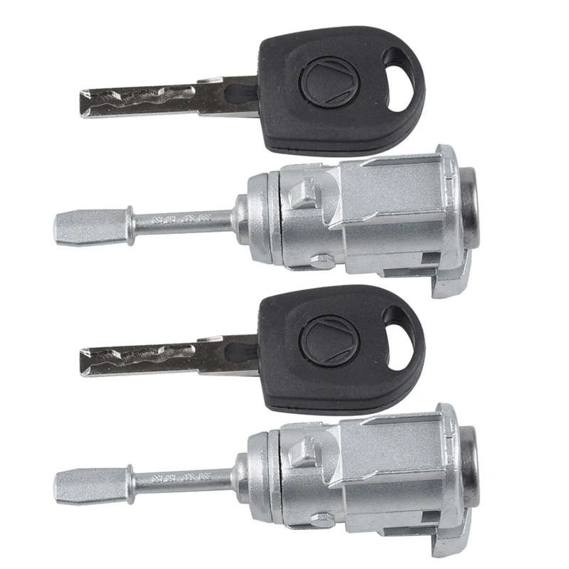 

Hot Sale 2 Pcs CLOSING CYLINDER For PASSAT B5 3B (96-05) For Lupo Door Lock Key Left And Right 3B0837167 3B0837168