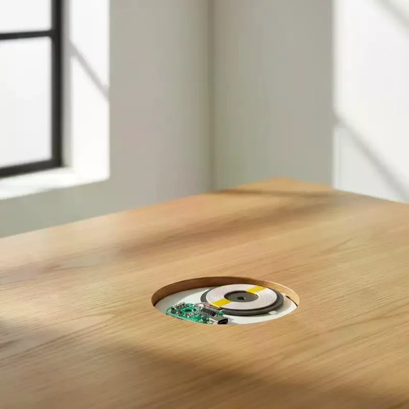 Фото Модуль беспроводного зарядного устройства 15 Вт TYPE-C MICRO-USB, плата PCBA для быстрой зарядки смартфонов, DIY-набор №4