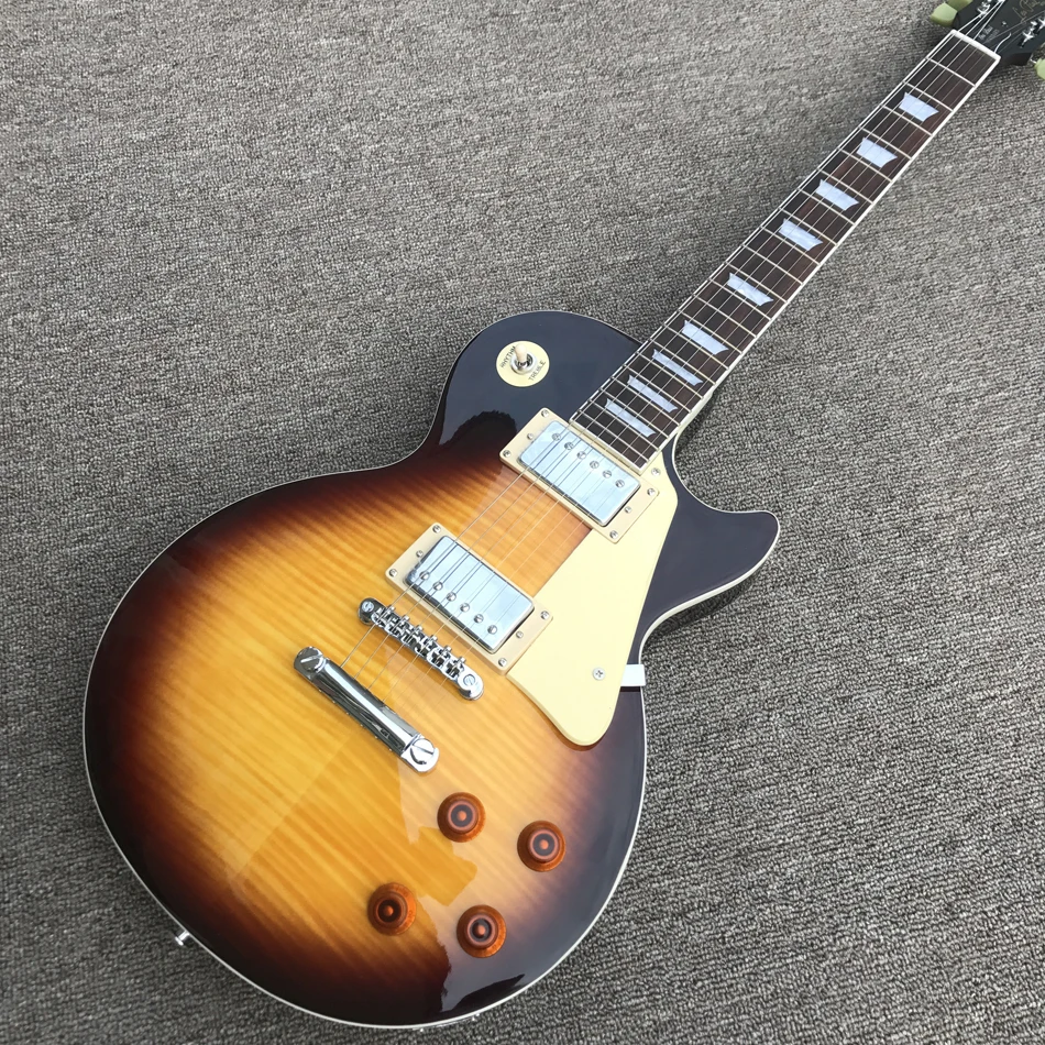 

Custom Shop, Made in China, LP Standard High Quality Electric Guitar,Rosewood Fingerboard, Chrome Hardware, Free Shipping