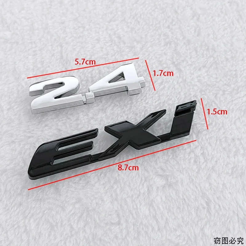 Фото Наклейка на задний багажник автомобиля из АБС-пластика для Honda 2.4 EXi Logo Accord Odyssey CRV Jazz Pilot Civic City Crosstour HRV, наклейка на кузов автомобиля №2