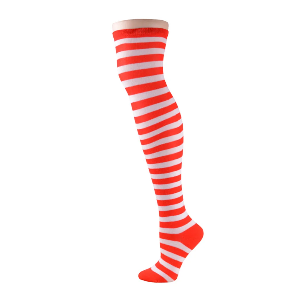 

Knee High Socks Women Stripe Women's Hosiery Long Striped Wide Stripes