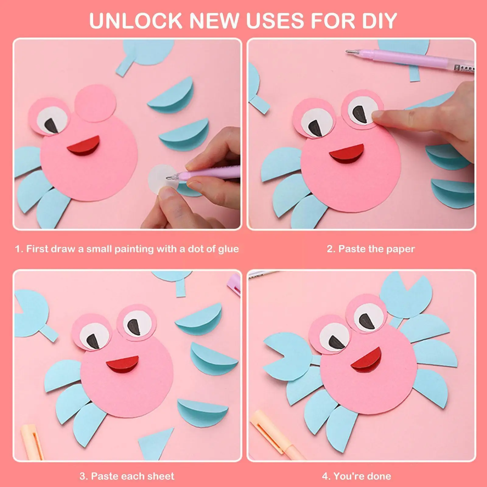 

1 шт. кавайная ручка-дозатор большой емкости для девушек в форме сердца клей журнал Скрапбукинг инструмент для дозирования жидкости специал...