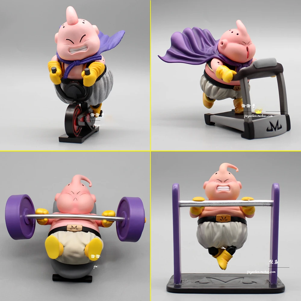 

Мышцы, искусственный Драконий жемчуг, фигурка, фитнес-эксперт, Majin Buu, экшн-фигурка, горизонтальная штанга, Йога, боксерская штанга, велосипед Buu Pvc M