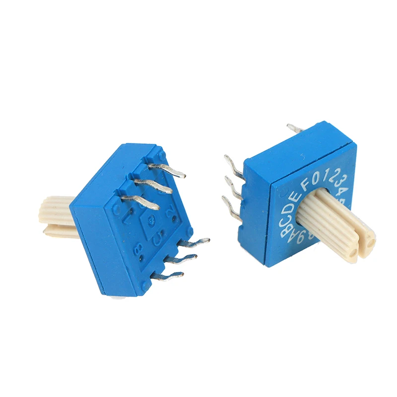 1 шт. 0-F поворотный переключатель кодировщика с ручкой 16-битный 8421C положительный