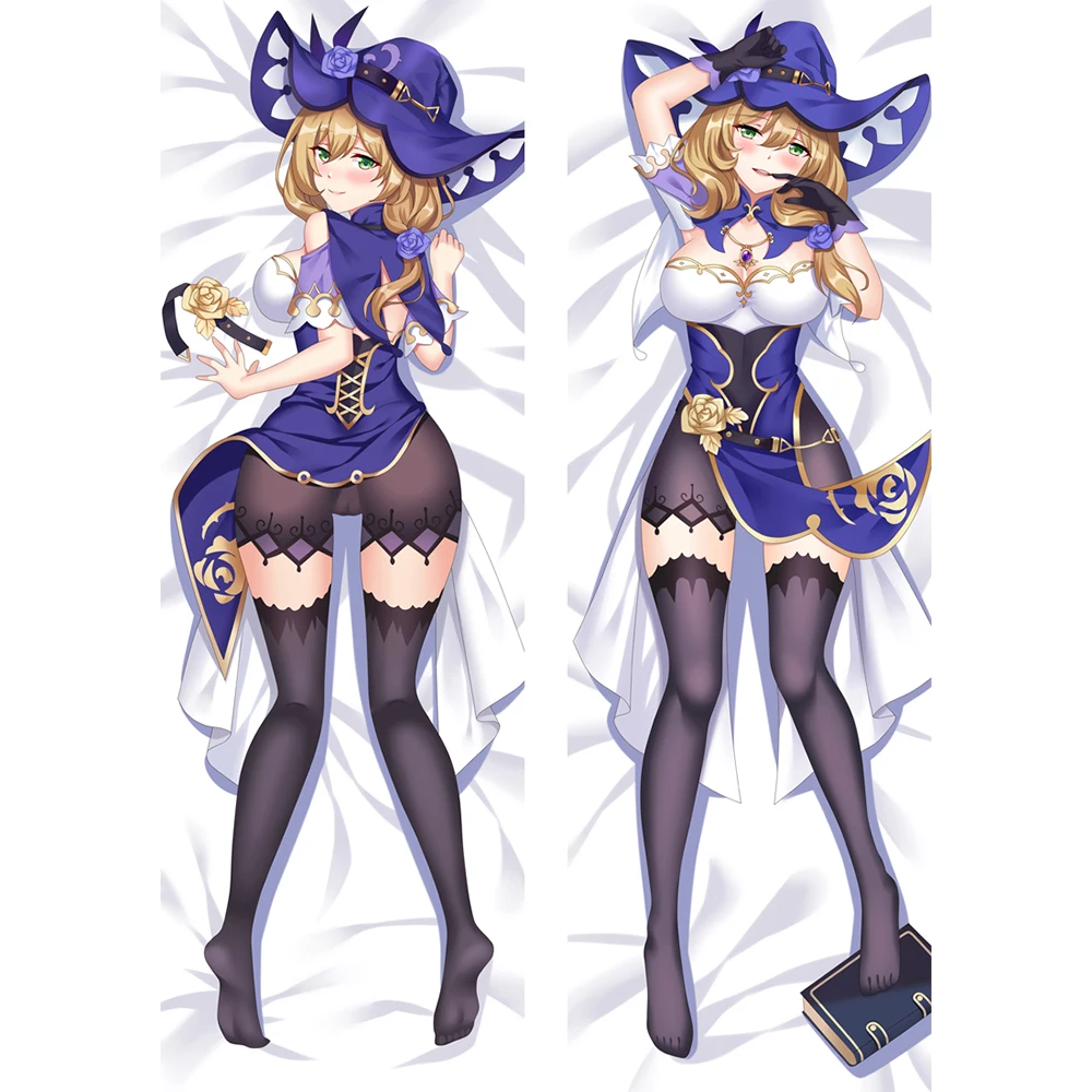 

Game Genshin Impact Lisa Cosplay Dakimakura Hugging Body Pillow Case Double Side Printed Anime Pillow Cover Pillowcase