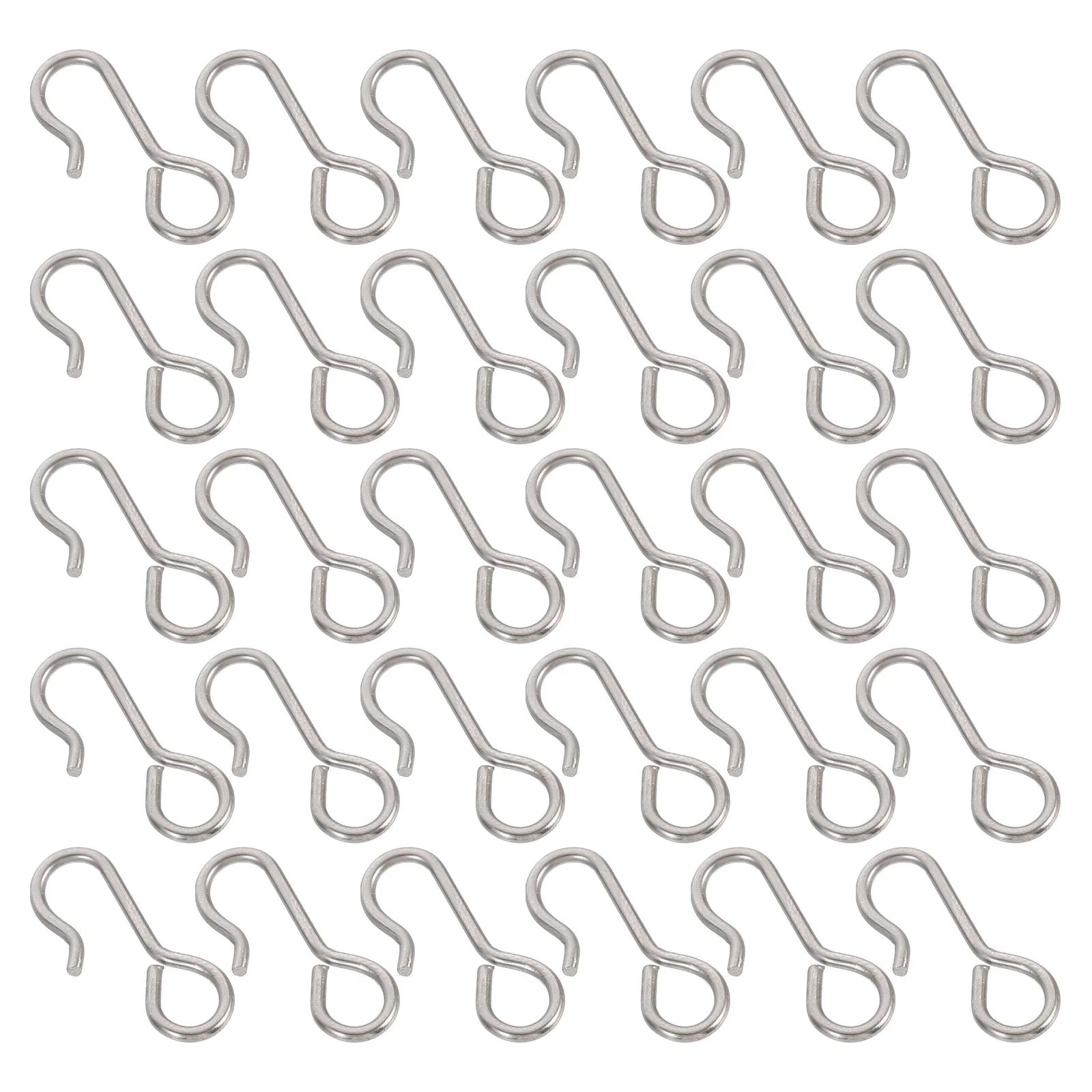 

100 Pcs Car Covers Chuck Accessories Automotive Cushion Iron Hooks Car Seat Pad Metal S Hook Hood Car Headrest Hook