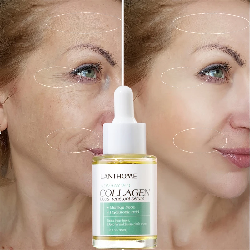 

Collagen Wrinkle Removal Face Serum Fade Fine Lines Anti-Aging Facial Essence Firming Lifting Moisturizing Repair Skin Care 80g