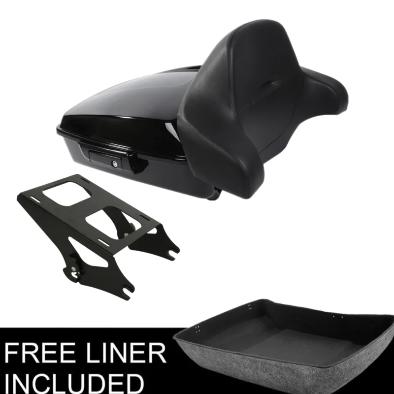 Нарезной багажник для мотоцикла + подставка крепления Harley Tour Pak Touring Road King Street Glide