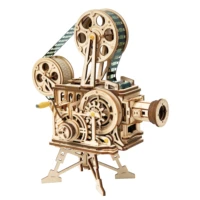 rokr educational classic film projector 3d wooden puzzle vitascope