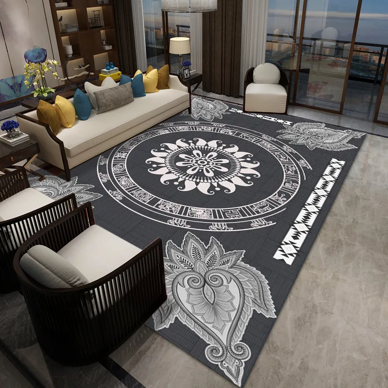 

Carpets Persian Vintage Carpet for Living Room Bedroom Mat Non-Slip Area Rugs Absorbent Boho Morocco Ethnic Retro Carpet 300x400