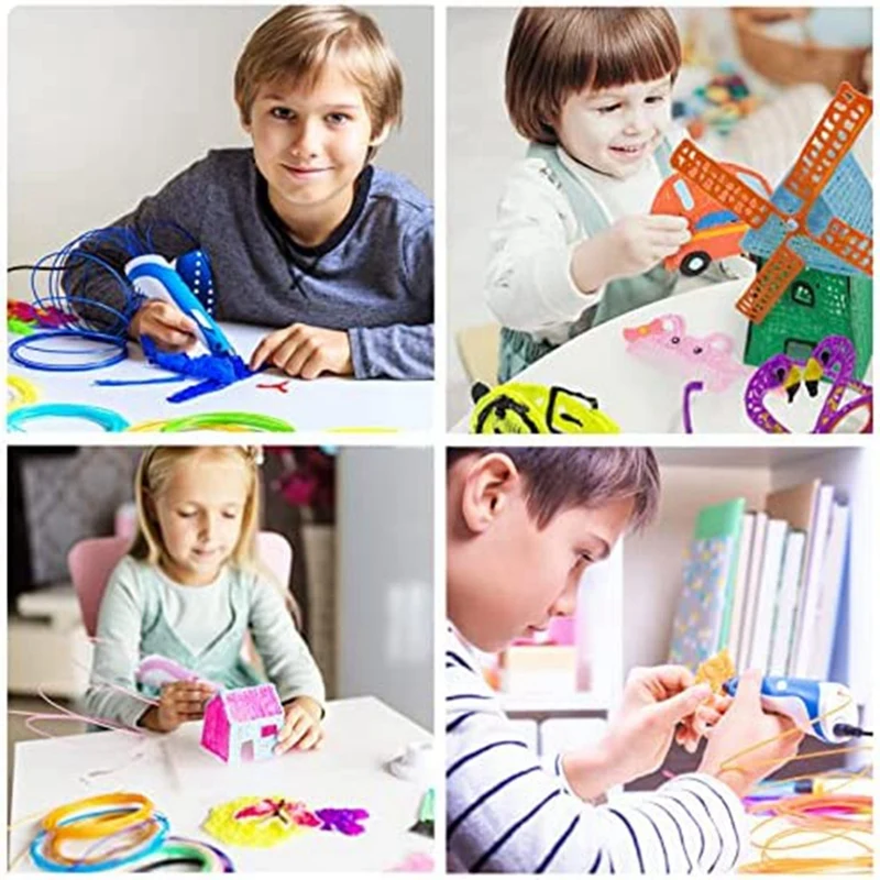 20Pie E 10 м каждый-3D Ручка PCL нить 1 75 мм 3D набор цветов для низких температур детская