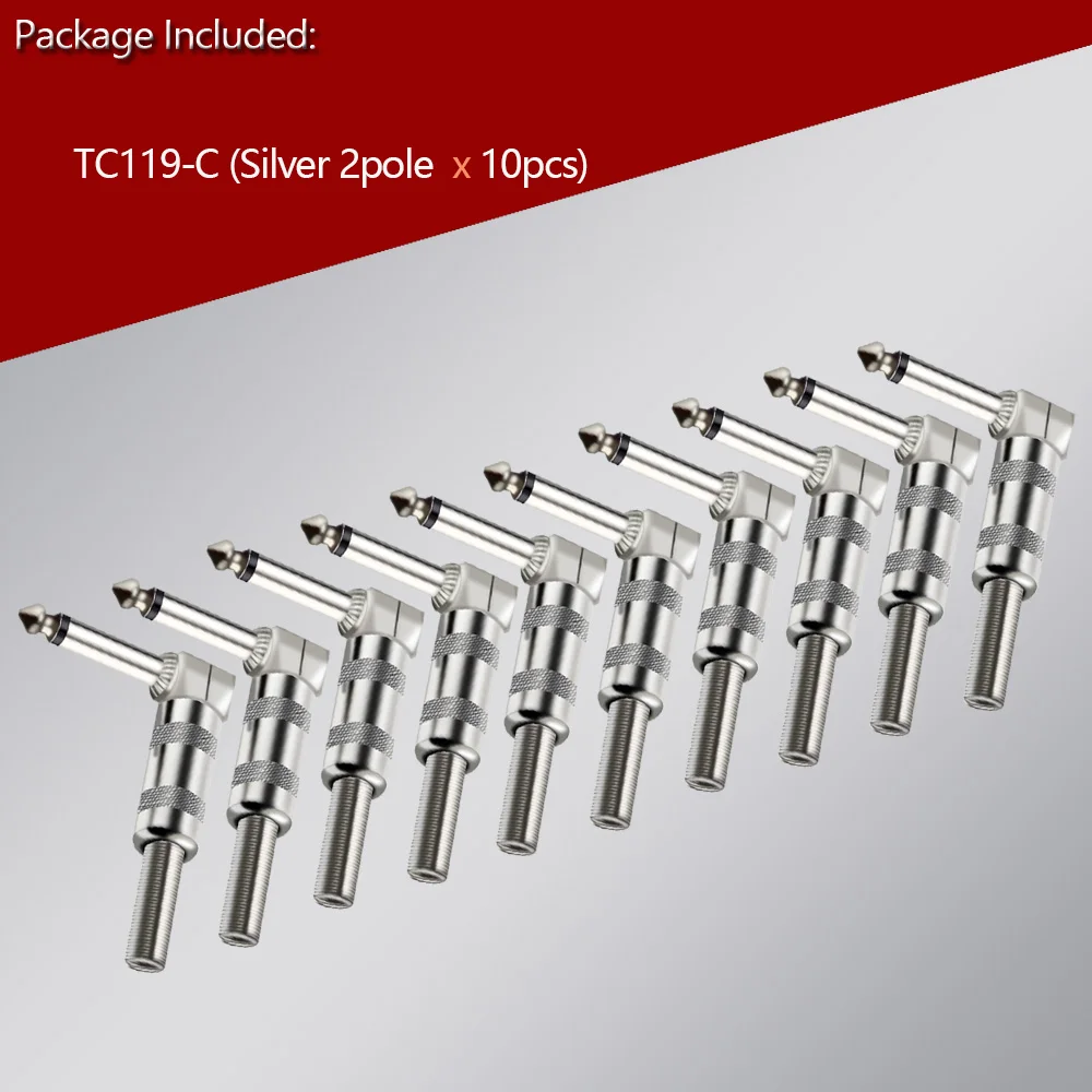 

R TC119 6,35 мм моно/стерео штекеры для педали электрогитары