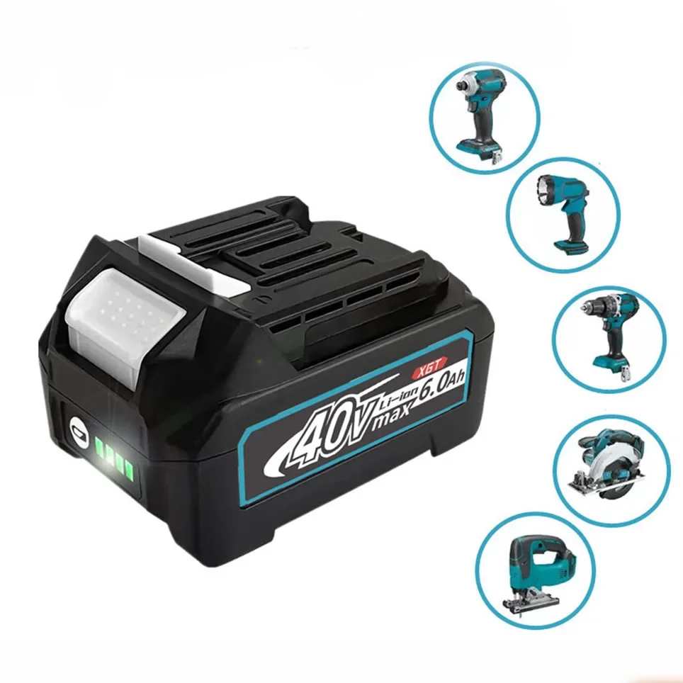 Для шуруповерта Makita 40 в литий-ионная батарея для XGT BL4025 BL4040 BL4020 BL4050 Ач