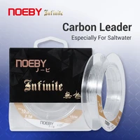noeby carbon leader fishing line 150m 50m 6lb 65lb 100 monofilament fiber wire fluorocarbon line saltwater fishing line tackle