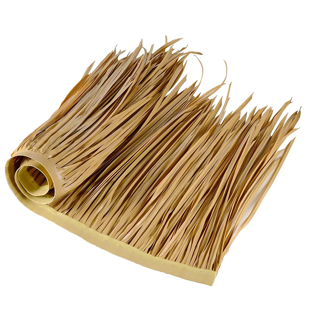 

Simulated Straw Roof Plastic Thatch Craft Roof Straw Farmhouse Chalet Villa Gazebo Decorative Thatch Tile Anti-corrosion Grass