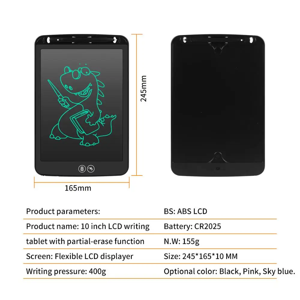 Электронный цифровой планшет для рисования Сверхтонкий ЖК-планшет письма детей