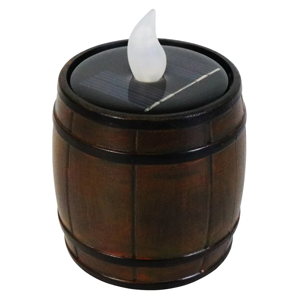 

Solar Powered Candle Tealight Waterproof Solar Fake Candle Light for Outdoor