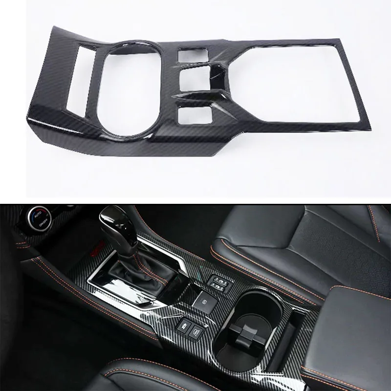 

Для Subaru XV GT 2018 2019 2020 интерьерная искусственная Наклейка ABS отделка Аксессуары для стайлинга автомобиля