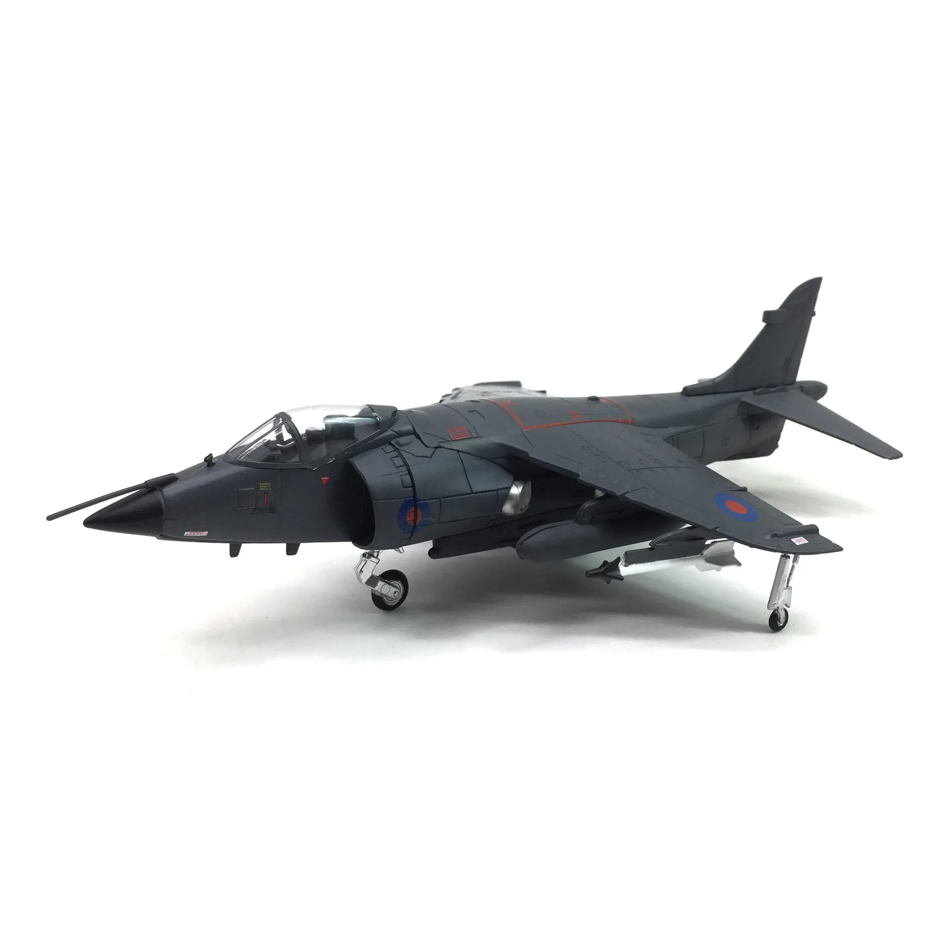 Масштаб 1:72 британский Harrier Jet вертикальный истребитель короткого действия модель
