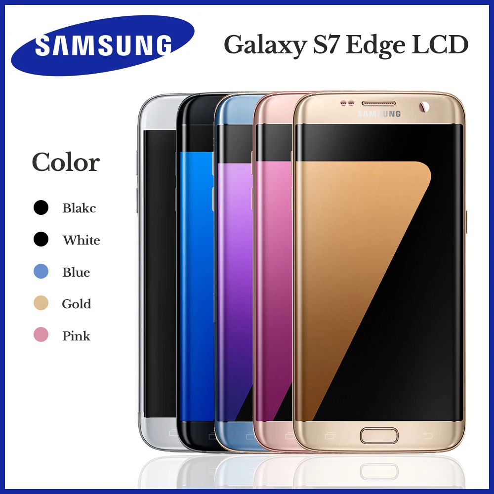 ЖК-дисплей 5 ''для SAMSUNG Galaxy S7 edge G935 G935F сенсорный экран с рамкой и дигитайзером в