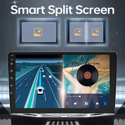 Автомагнитола CarPlay, 9 дюймов, Android 12, 2 din, 4G, 8 ядер, GPS-навигация, QLED экран, мультимедийный плеер, универсальная аудиосистема, 2 Din