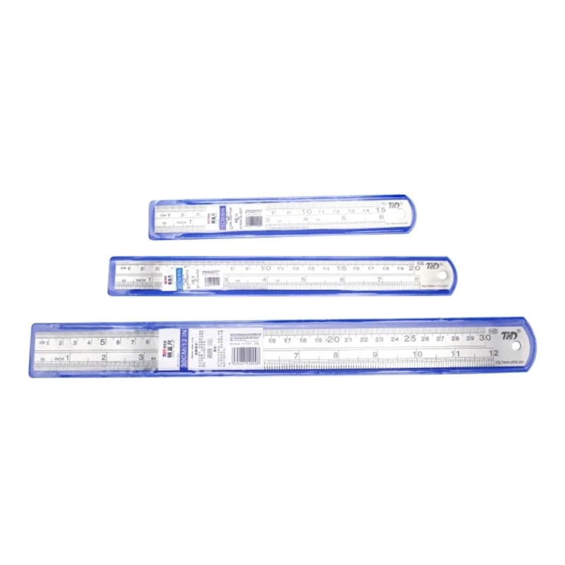 

Metal Straight Ruler Stainless Steel Ruler 6 Inch/8 Inch/12 Inch Ruler