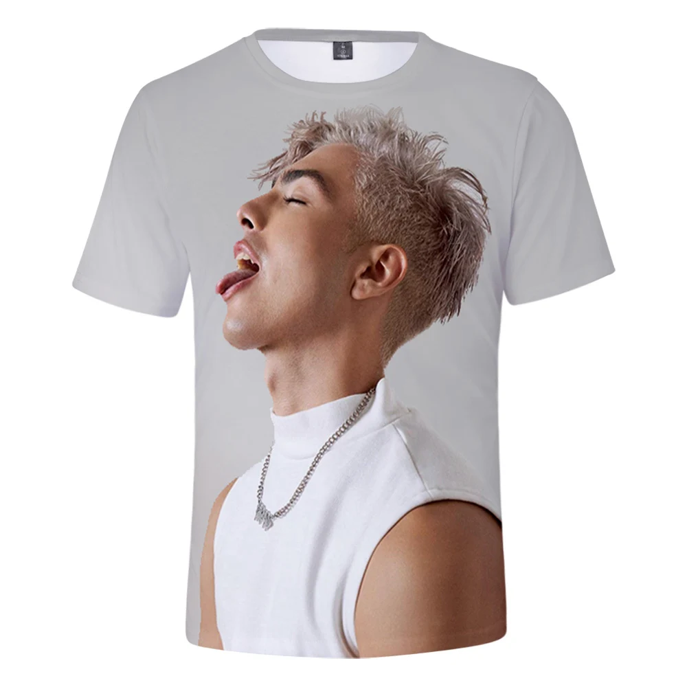 Футболка певица Naim Darrechi для мужчин и женщин, модная рубашка с 3D принтом, стильная уличная одежда в стиле Харадзюку, на лето