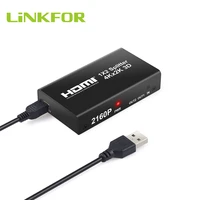 linkfor 1 in 2 out hdmi compatible splitter 24bit 1x2 for dvd player laptop ps3 ps4 xbox hdtv support dolby truehd lpcm7 1 dts