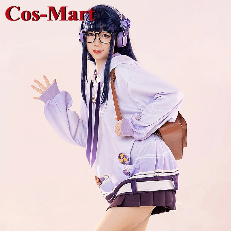 Косплей-костюм Cos-Mart Game Genshin Impact Raiden Shogun день рождения милая форма мероприятия