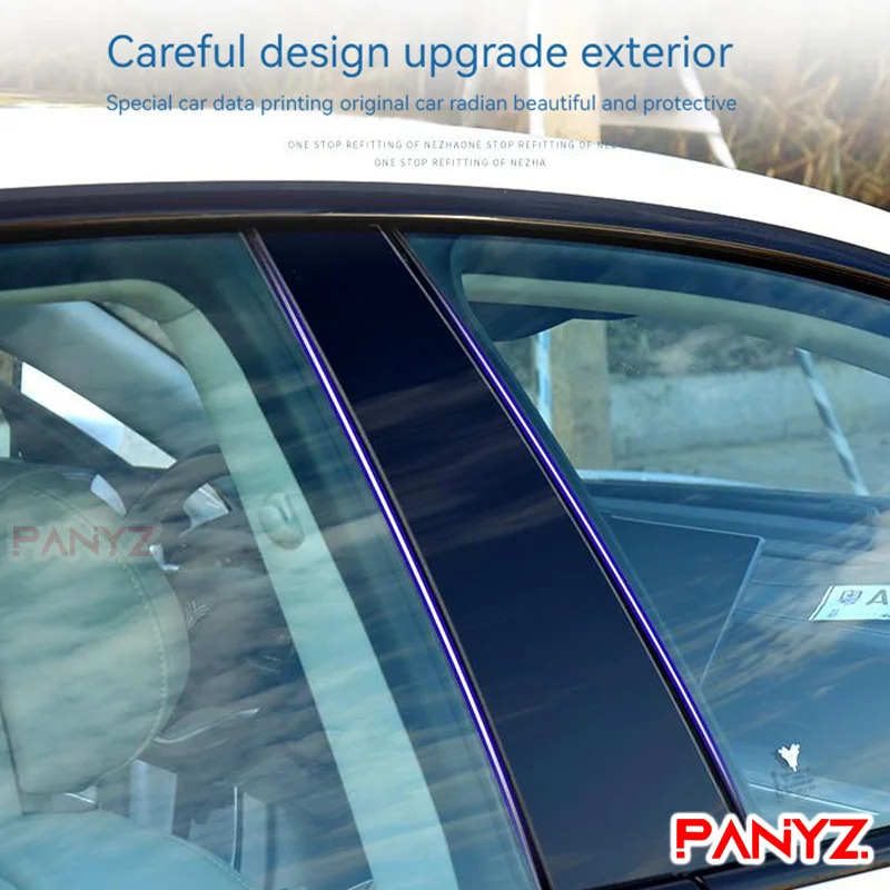 Наклейка на окно автомобиля дверь B C колонны столбы Накладка для Mercedes Benz A Class W177