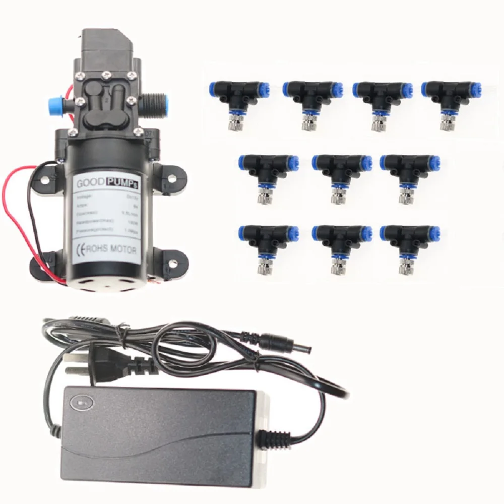 

Atomizing Sprinkler Head Agricultural Sprayer Head DC Micro Diaphragm Water Self Priming Pump Cooling Dust Removal System