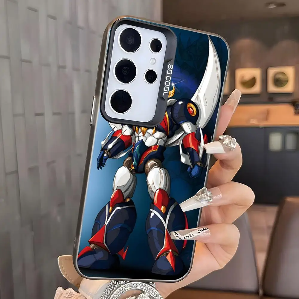 Фото Аниме-чехол для телефона UFO Robot Grendizer, IMD, цветной, серебристый, подходит для Samsung S26 S25 S24 S23 S22 S21 S20 Plus Ultra. №3