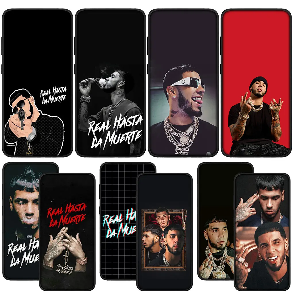 Чехол для телефона Anuels AA singer pop для OPPO A17 A15 A16 A12 A53 A54 A55 A56 A57 A77 A76 A94 A92 A72 A52 A96 A74